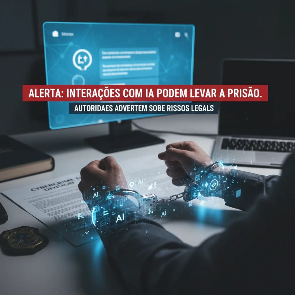 Interações com ChatGPT podem levar a prisões, alertam autoridades
