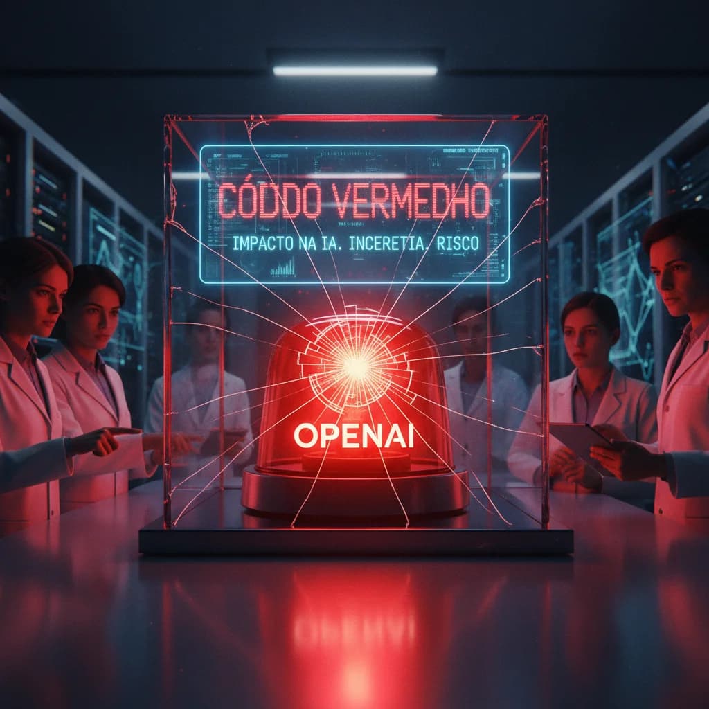 OpenAI declara 'código vermelho': o que isso significa para a IA?
