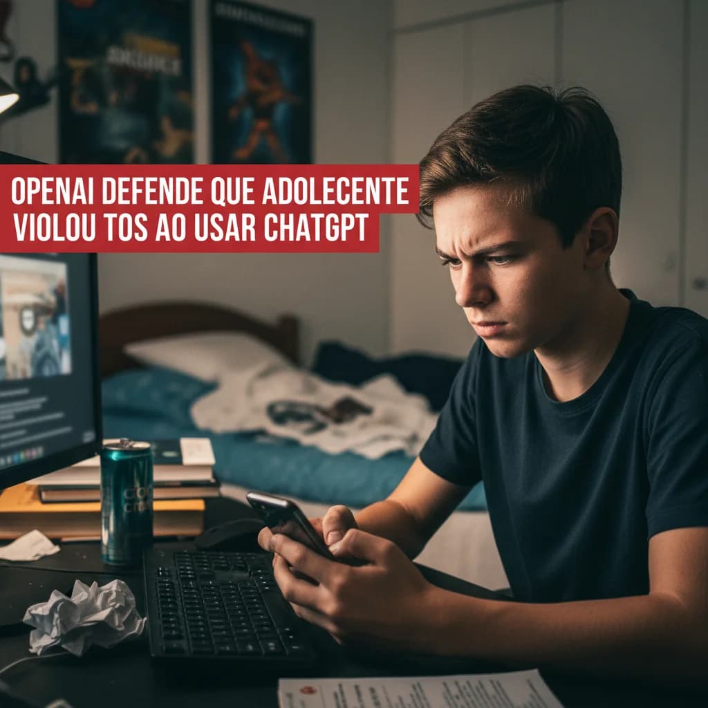 OpenAI defende que adolescente violou TOS ao usar ChatGPT