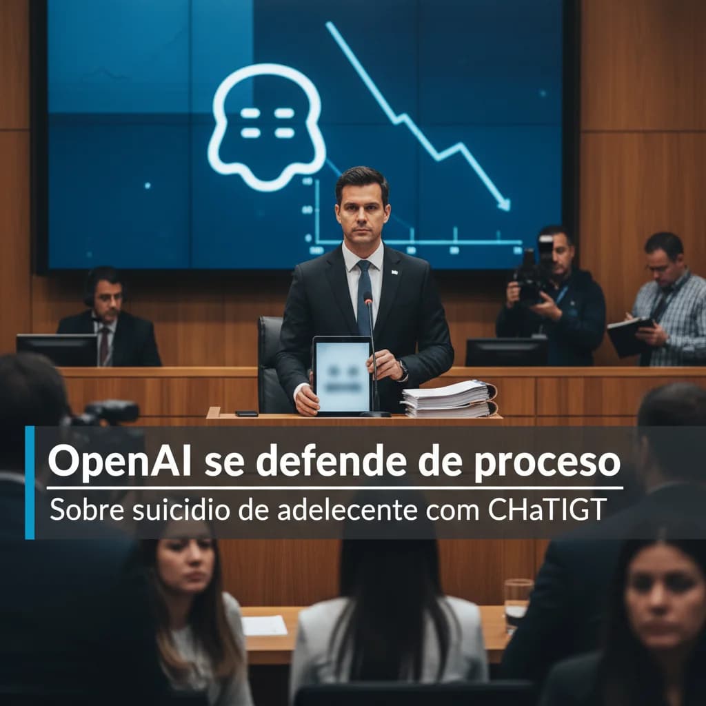 OpenAI se defende de processo sobre suicídio de adolescente com ChatGPT