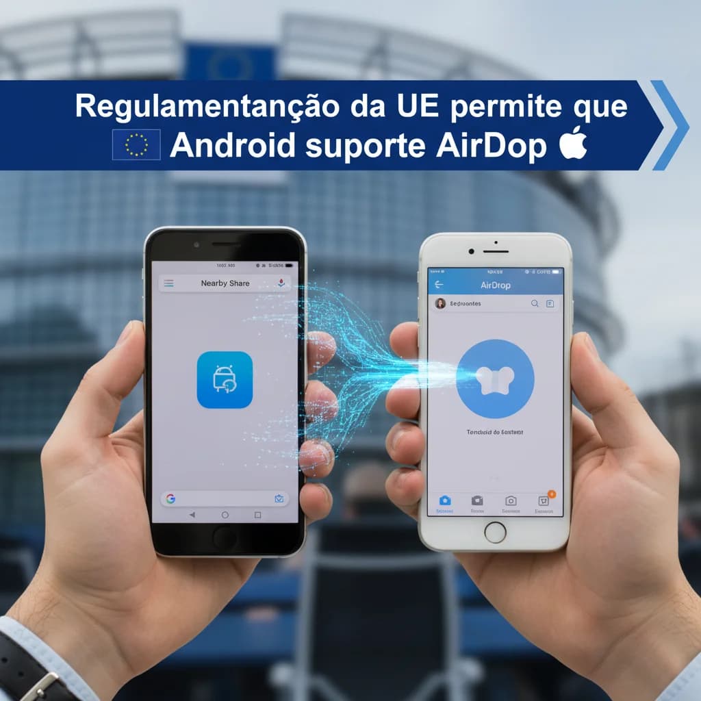 Regulamentação da UE permite que Android suporte AirDrop da Apple