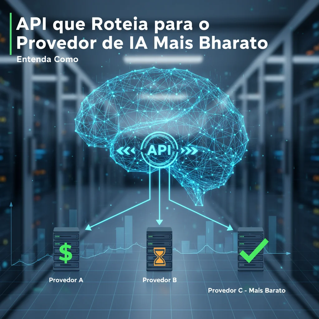 API que Roteia para o Provedor de IA Mais Barato: Entenda Como