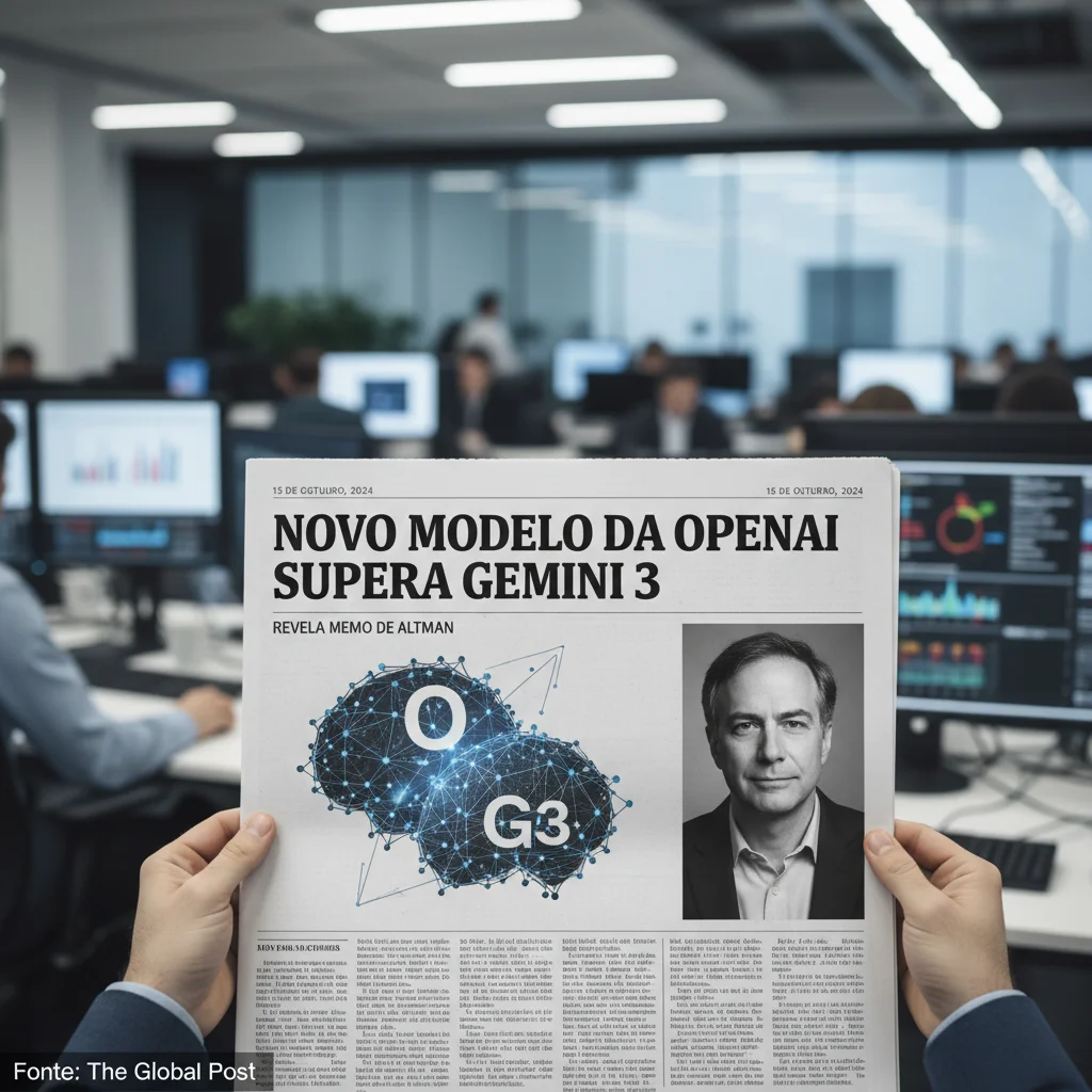 Novo modelo da OpenAI supera Gemini 3, revela memo de Altman