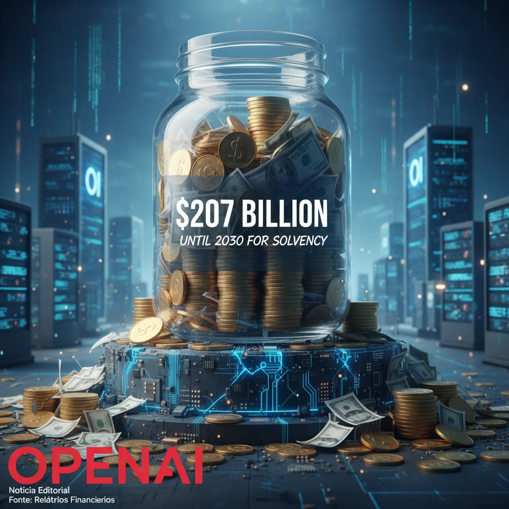 OpenAI precisa de $207 bilhões até 2030 para se manter solvente