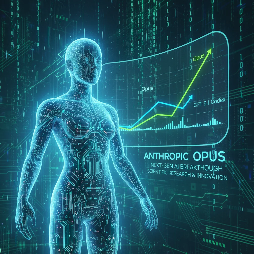 Opus atinge 95% em benchmark de IA, superando GPT-5.1 Codex