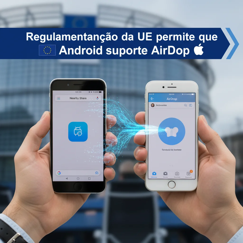 Regulamentação da UE permite que Android suporte AirDrop da Apple